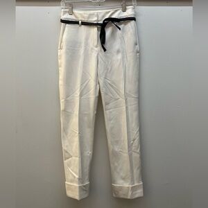 White House Black Market The Girlfriend Pants in White NWT